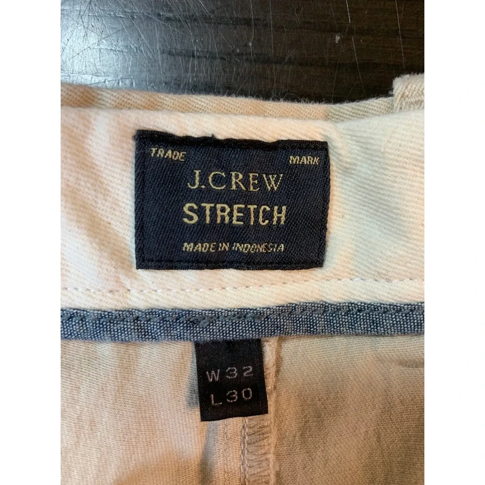 J.Crew Stretch‎ 1040 Khaki Chino Pants Mens Size 32x29 Preppy Church School